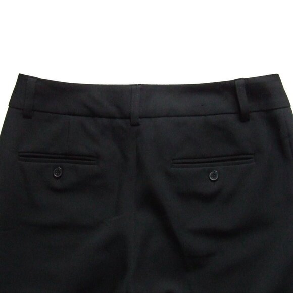 Della Spiga Italy trousers vintage black pants pleated straight 1990s office - Picture 10 of 12